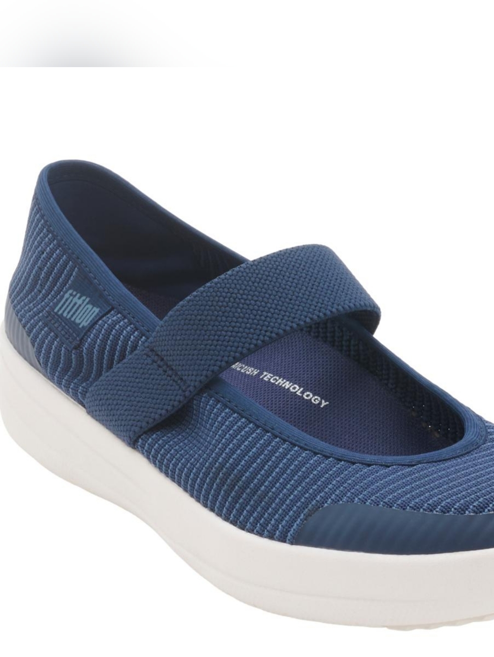 Fitflop Womens Blue Mary Jane Slip-On Shoes